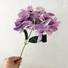 Real Touch Artificial Hydrangea Flower 14 Inch Large Full Faux Silk Hydrangea Flower with Stem for Floral Arrangement Home Table