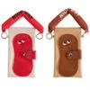 Cute 2-in-1 Phone and Sunglasses Bag Portable Glasses Storage Bag with Hanging Sunglasses Car Storage Glasses Pouch