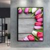 5D DIY Diamant Malerei Kreuzstich Blumen Tulpen Diamant Stickerei Mosaik Wand Kunst Home Dekoration
