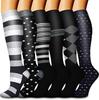 Unisex Cross-Border Compression Socks - Perfect for Sports, Running, Yoga; Knee-High, Calf-Length; Leg Slimming.