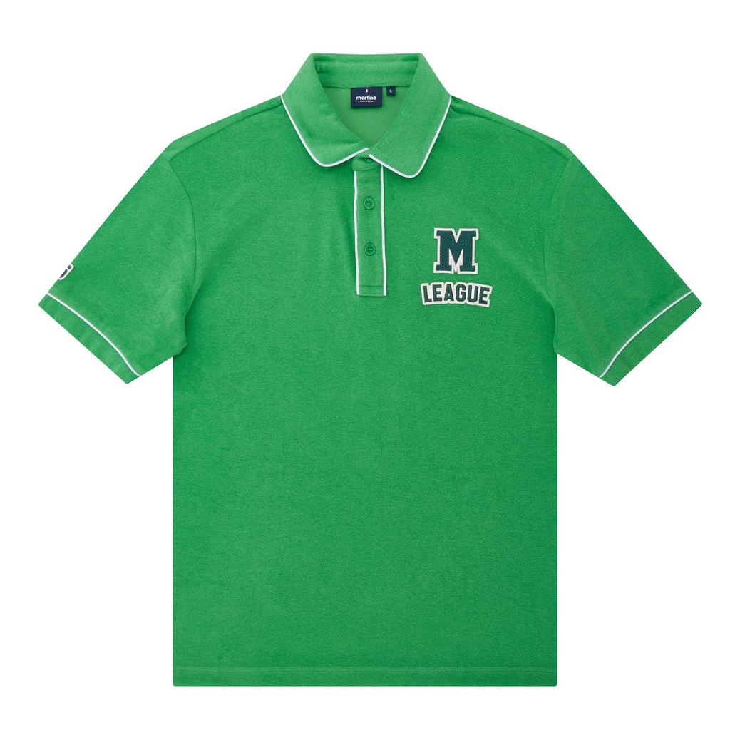 MARTINE GOLF Terry Polo Shirts_Green (Men)