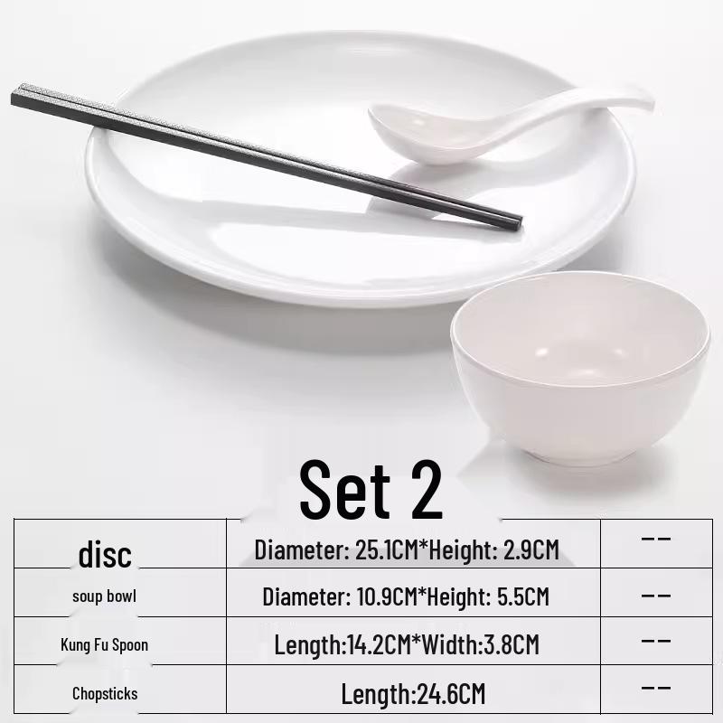 Melamine Tableware: 3, 4, and 6-Compartment Plates and Bowls for School Cafeterias