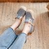 Hand-woven Women's Casual Shoes Simple Fashion Casual Slides Canvas Upper Linen Insole Tendon Sole Casual Shoes Zapatos De Mujer