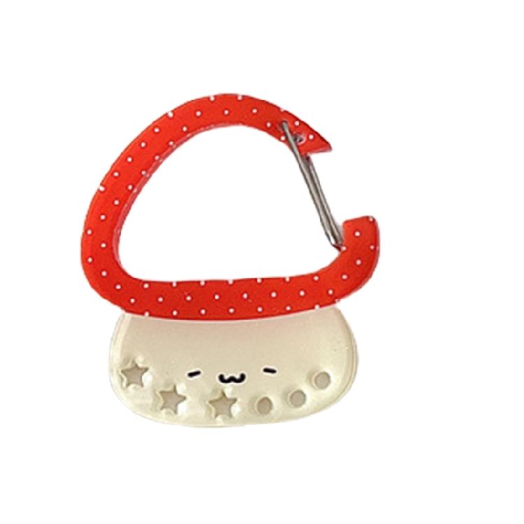 

Trendy Lovely Illustration Carabiner with Acrylic Pendant Sturdy Key Chain Charm for Backpack and Keychain Decoration