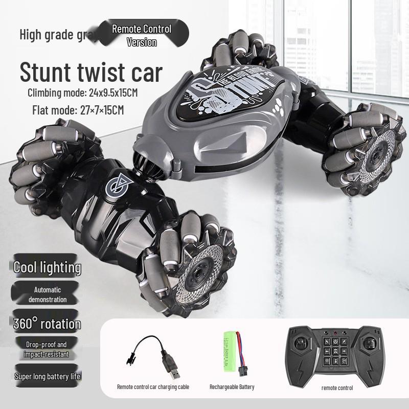 

Gesture Sensing Transforming Car: Remote-Control Toy with Lights & Music