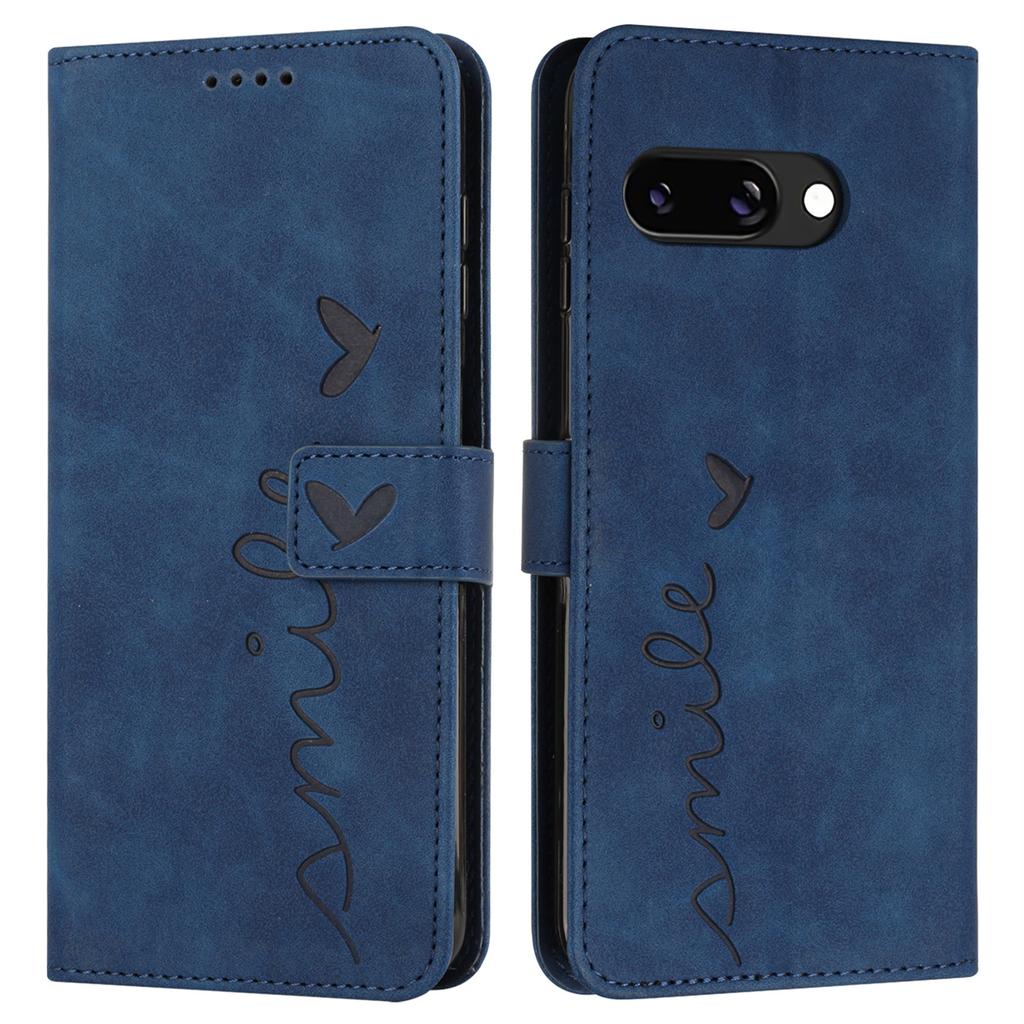For Google Pixel 9a Case Viewing Stand PU Leather Phone Cover Imprinted Pattern