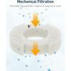 Pawfly 4 Pack Aquarium Bio-Sponge Filter Replacement Sponges White Foam for This Small 5 Gallon Sponge Filter