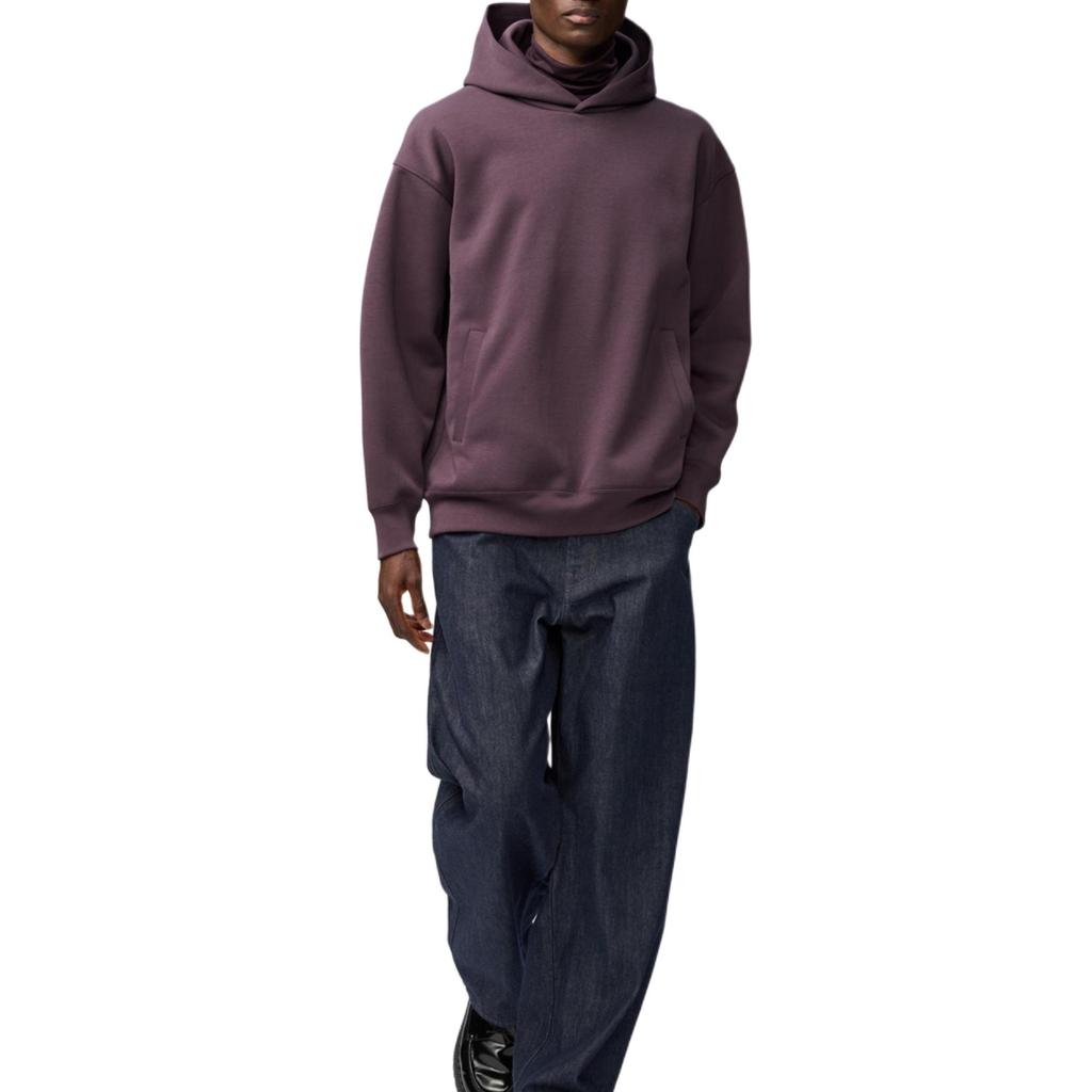 Uniqlo Moletom Casual de Moda Alta Qualidade Confortável Solto Simples Manga Longa Moletom Unissex 486124-78