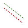 12pcs/pack Christmas Paper Straws Santa Claus Snowman Christmas Party Decoration Straw 2026 New Year Party Supply