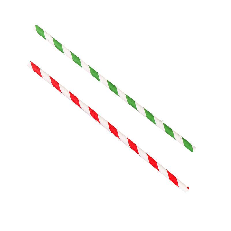 12pcs/pack Christmas Paper Straws Santa Claus Snowman Christmas Party Decoration Straw 2026 New Year Party Supply