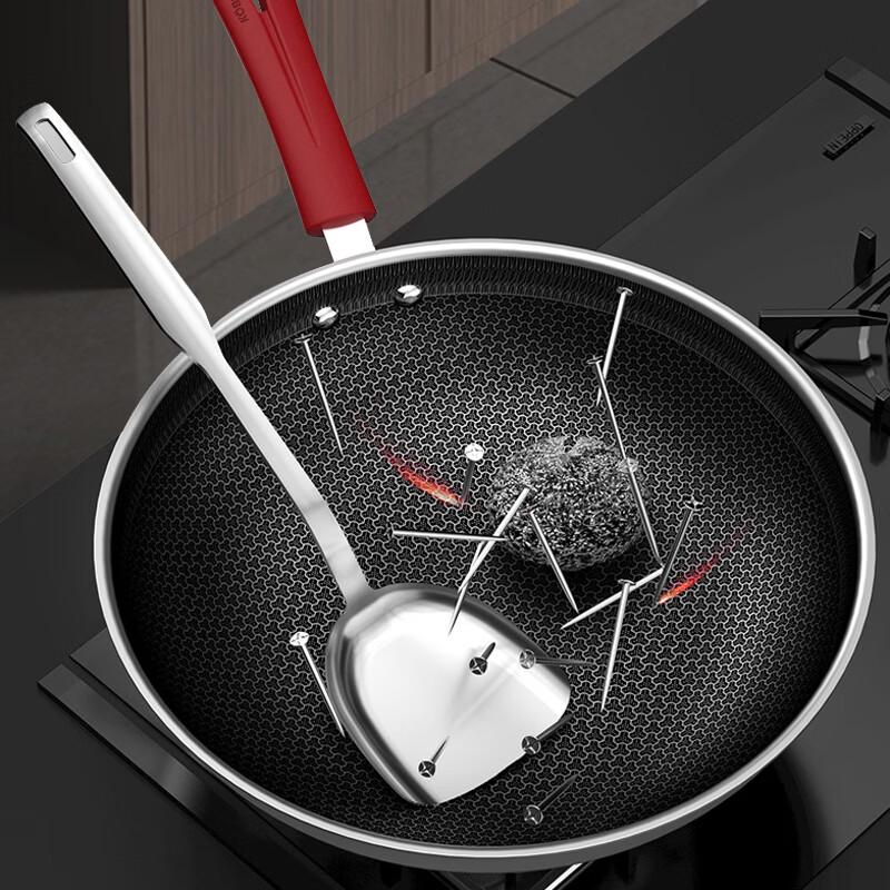 Kangbach 316L Waben Antihaft-Wok