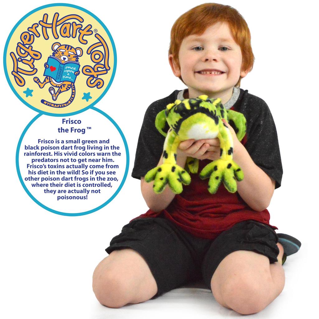 VIAHART Tiger Tale Toys Dart Tree Toad Plush Toy, Realistic 10-inch (26cm) Large Pet Frog [Official Japanese Product]