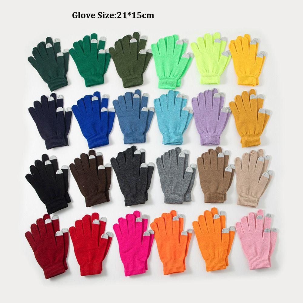 Cute Woman New Beanies with Gloves Knitted Solid Hat New 2025 Winter Hats