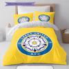 Leeds United Football Club Pattern Bedding,Quilt Set Quilt Cover Pillowcase Home Birthday Gift (1 * duvet cover + 2 * pillowcase, without core)