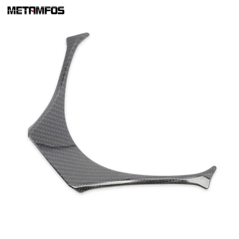 Steering Wheel Cover Molding Trim For Toyota CHR C-HR 2016-  Carbon Fiber Frame Sticker Interior Accessories Car Styling