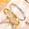 Stainless Steel Eight-Pointed Star Bracelet Women Men high quality 18K gold-plated Not fading Gift Bracelet