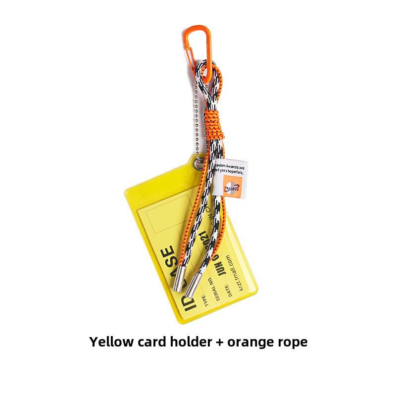 PVC Transparent Card Holder - Student Meal, Access, Bus Card Pendant for Backpacks or School Bags, Men's and Women's Accessories