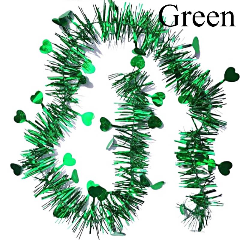 1/3/5 STK Weihnachtsbaum Girlande Home Wand Tür Dekor Dekor Band Ornamente Lametta DIY Hochzeit Neujahr Geburtstag Party Supplies