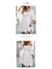 Elegant Spring-Summer Square Neck Ruffle A-line Dress