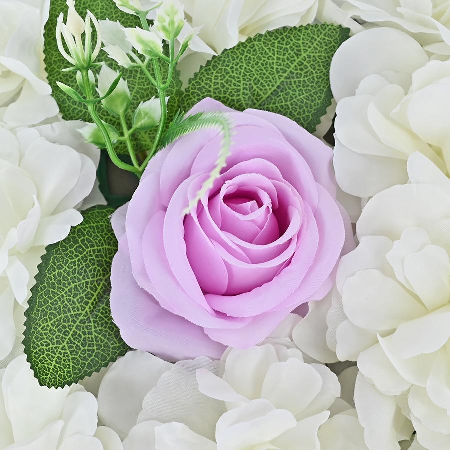 Simulation Flower Wall Wedding Background Wall, Living Room Home Decoration, Festival Wedding Photography Shopping Mall Window Flower 30cm