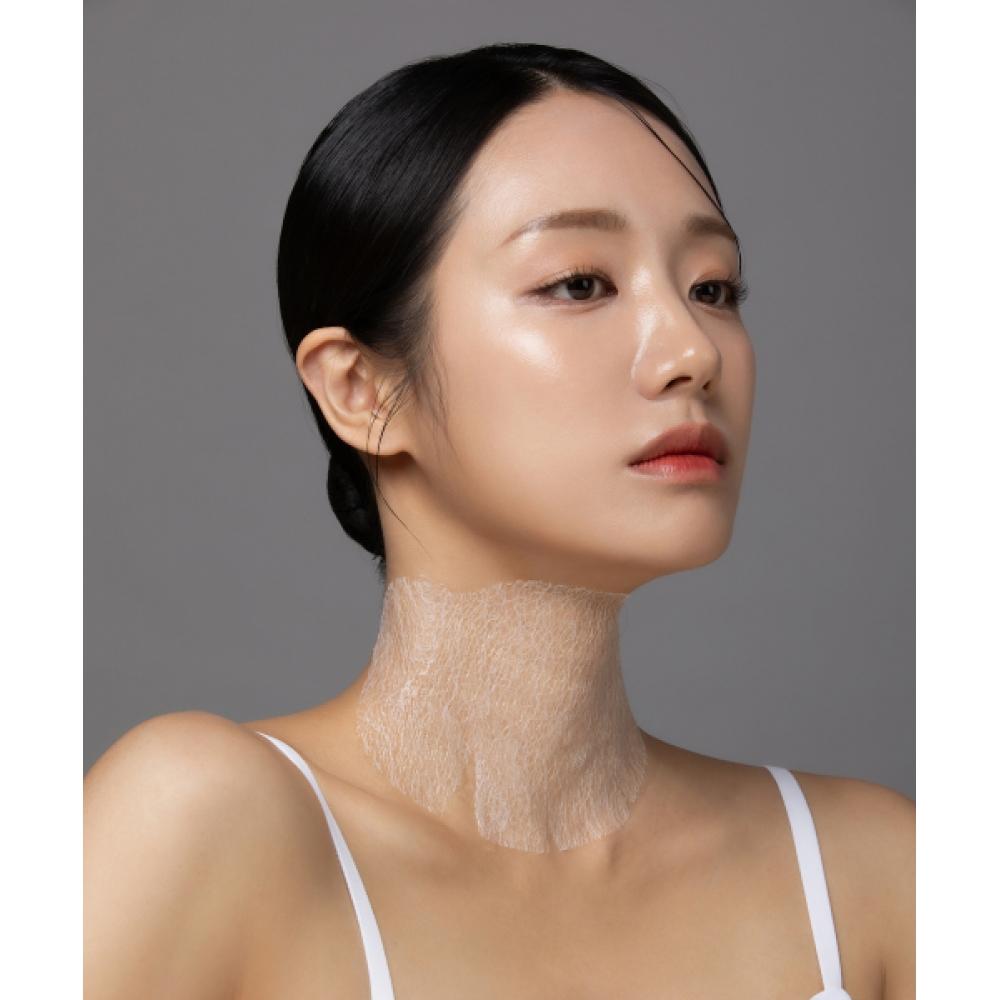 Mascarilla Sedosa para Cuello Beaund Cuidado del Cuello Mascarilla Reafirmante Cuidado Lifting de Arrugas en el Cuello beige