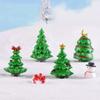 Charming Resin Christmas Tree Ornament For Miniature Garden And Dollhouse Decor