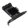 SATA PCIE Card Built In PCI‑E 1X Interface 8xSATA3.0 Output Interfaces Expansion Cards for Win 10