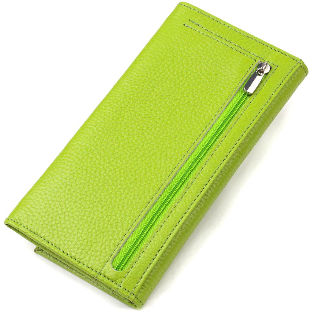 Youth Wallet Made of Genuine Leather Flotar CANPELLINI 21833 Light Green
