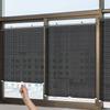 125CM/60CM Universal Roller Blinds Blackout Curtain Window Sun-shading Curtains for Car Bedroom Kitchen Office Blackout Curtain