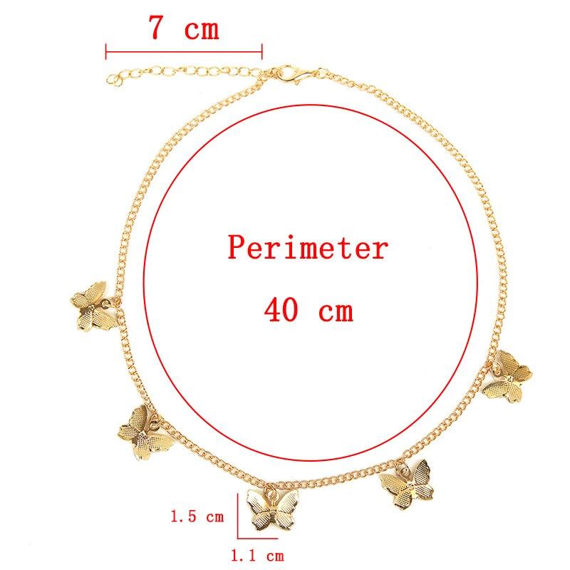 Mehrschichtige Halskette mit Schmetterlingsanhänger für Frauen, Vintage-Charme, Schmetterlinge, goldener Halsreif, Mode, exquisiter klassischer Schmuck, Geschenk