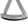31GJ Metal Dental Gauge Caliper Dental Caliper Elbow 0 to 20 mm Double Scales Tool