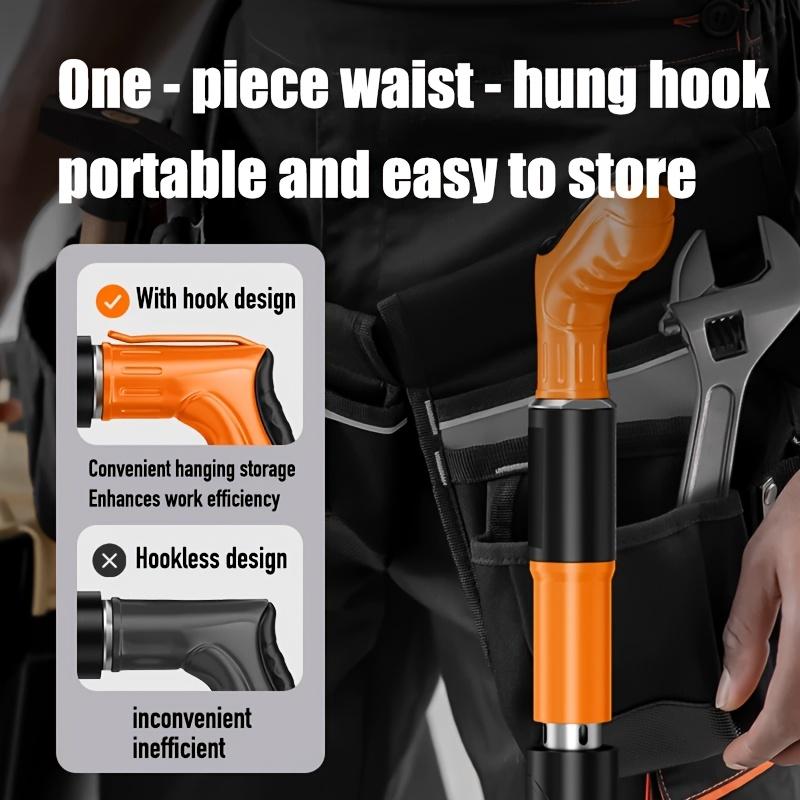 Heavy-Duty 5-Speed Adjustable Nail Gun - Quiet, Fast-Firing, Easy Assembly for Concrete/Steel/Gypsum Walls, DIY & Renovation (Nails Not Included)