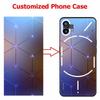 Carcasă de telefon DIY personalizată pentru Nothing Phone 1 2 Carcasă Silicon Negru Capac Spate Moale Coque Pentru Nothing Phone 2A Plus 3A Pro Carcasă