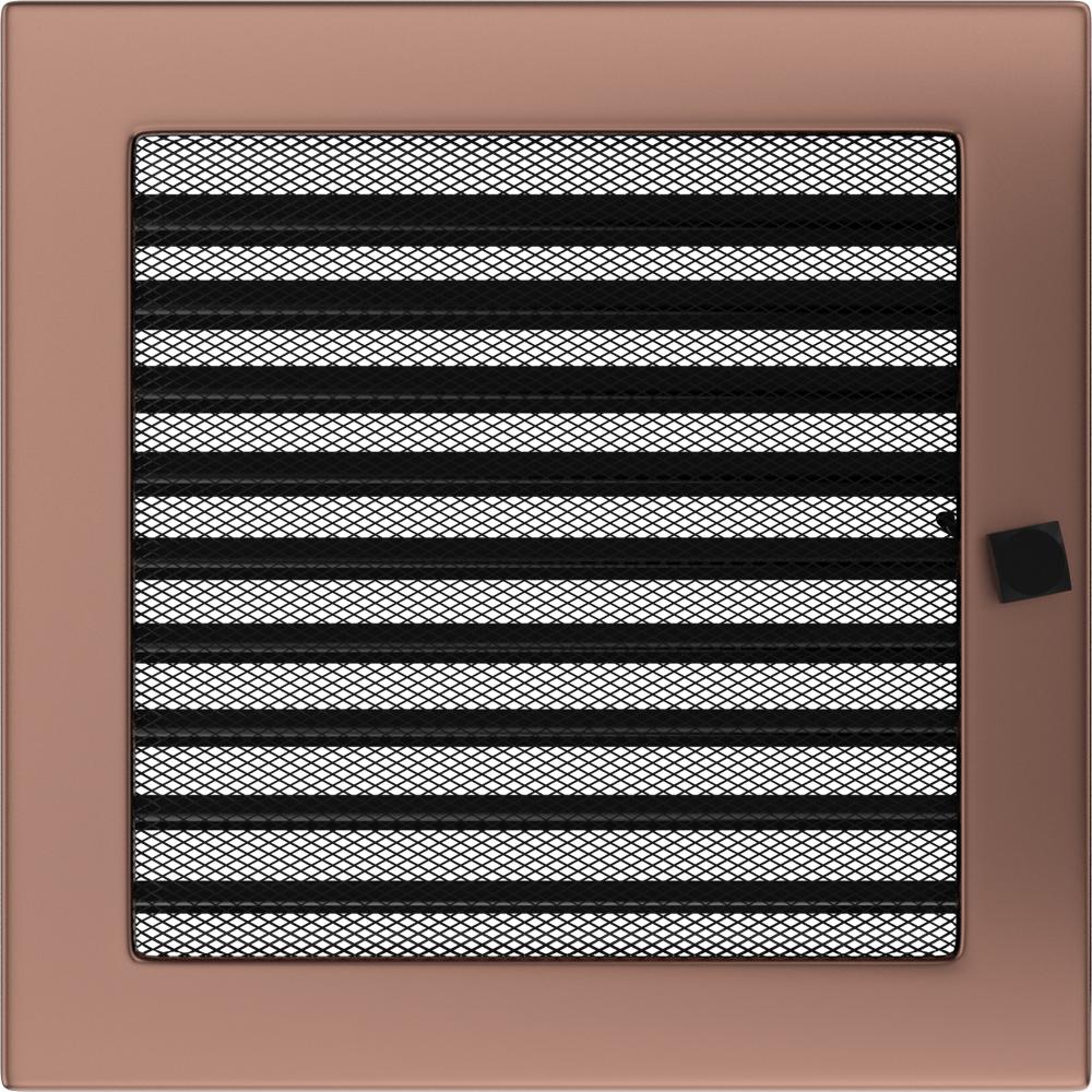 Vent Cover 22x22 Galvanic Copper with Blinds