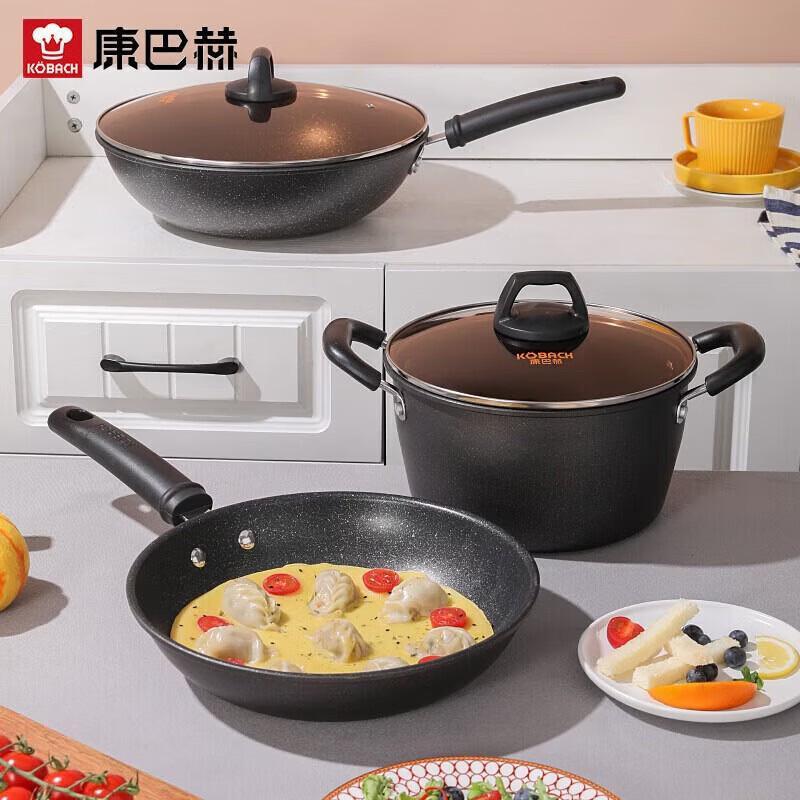 Kambach Goryeo Maifan Stone 3-Piece Cookware Set