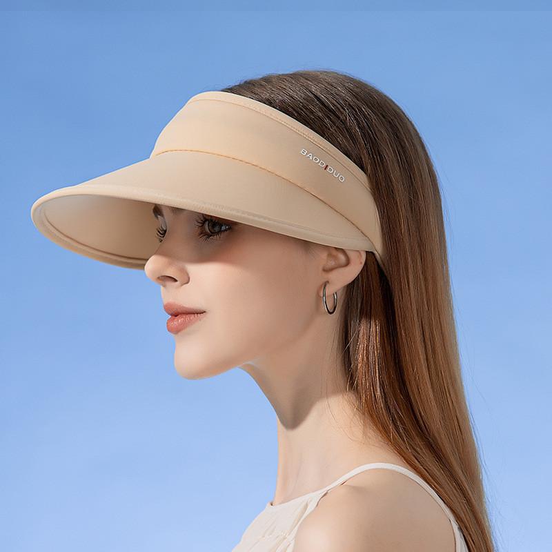 Summer Sun Hat For Women With Large Brim And Breathable Ice Silk Fabric For Sun Protection And Casual Wear