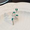 Elegant Diamond Snake Ear Clips - Non-Pierced, Minimalist Fashion, Niche Design