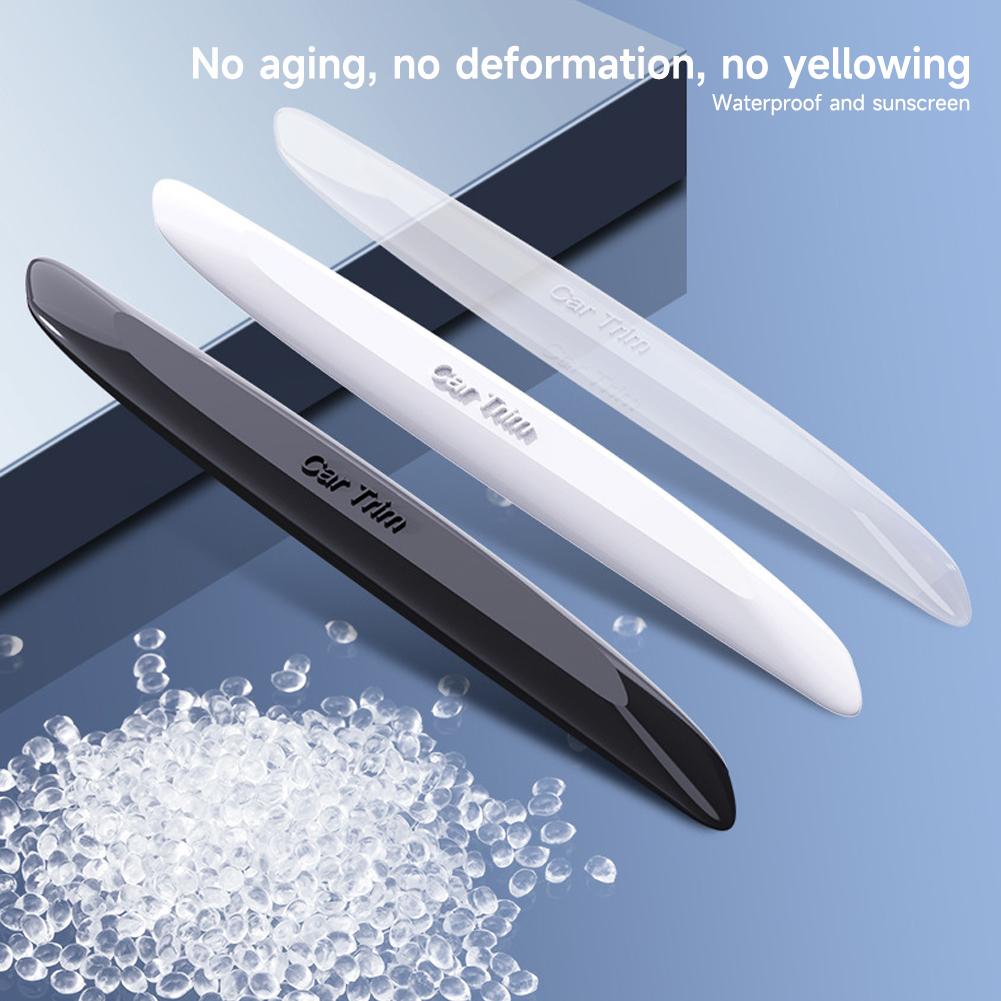 2 Stück/4 Stück Auto Stoßstange Türkante Rad Augenbraue Rückspiegel Schutz Gummi Auto Protector Guard Scratch Aufkleber Zierleisten