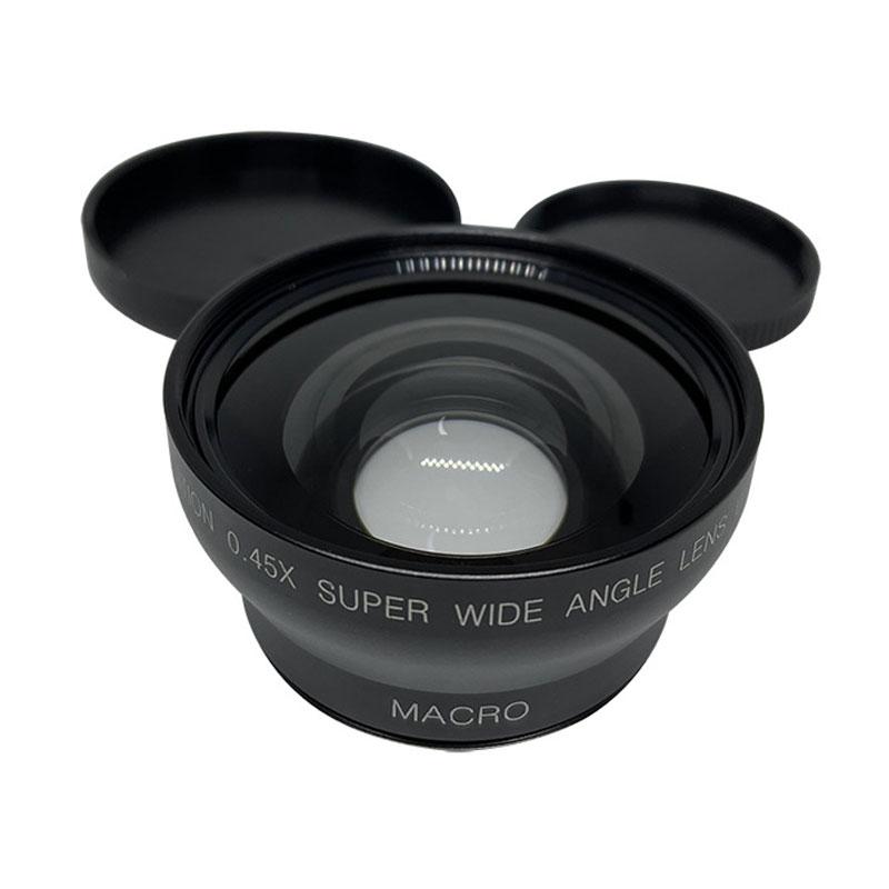 52mm 0.45x Fisheye Wide Angle Macro Lens Infrared Compatible High Definition Lens For Nikon 18-55mm 55-200mm 50mm 1.4 50mm