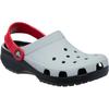Crocs Classic Clog Versatile Comfortable Breathable Low-Top Kids Sandals Kids Sandals Gray Red 211258-1NM