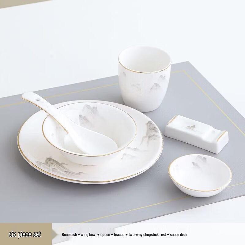 New Chinese Style Ceramic Dinnerware Set