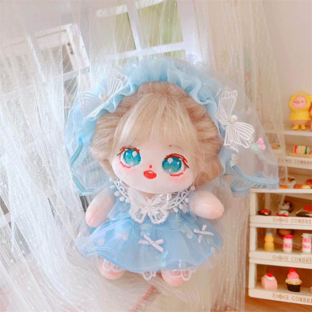 Lolita Cotton Doll's Clothes Wedding Dress Plush Doll Clothes  20cm Cotton Doll