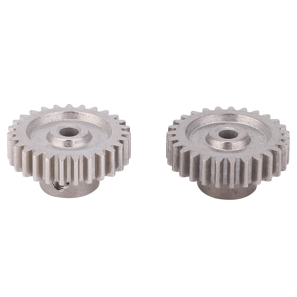 27T Motor Gear Replacement Accessory Fit for WLtoys 144001 1 14 Four Wheel Drive Alloy RC Car(White Brass )