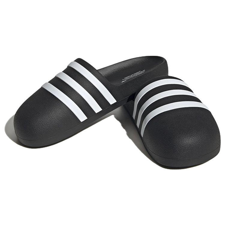 Adidas AdiFOM Adilette Slide Black White Unisex Sneakers Core-Black Cloud-White HQ7218