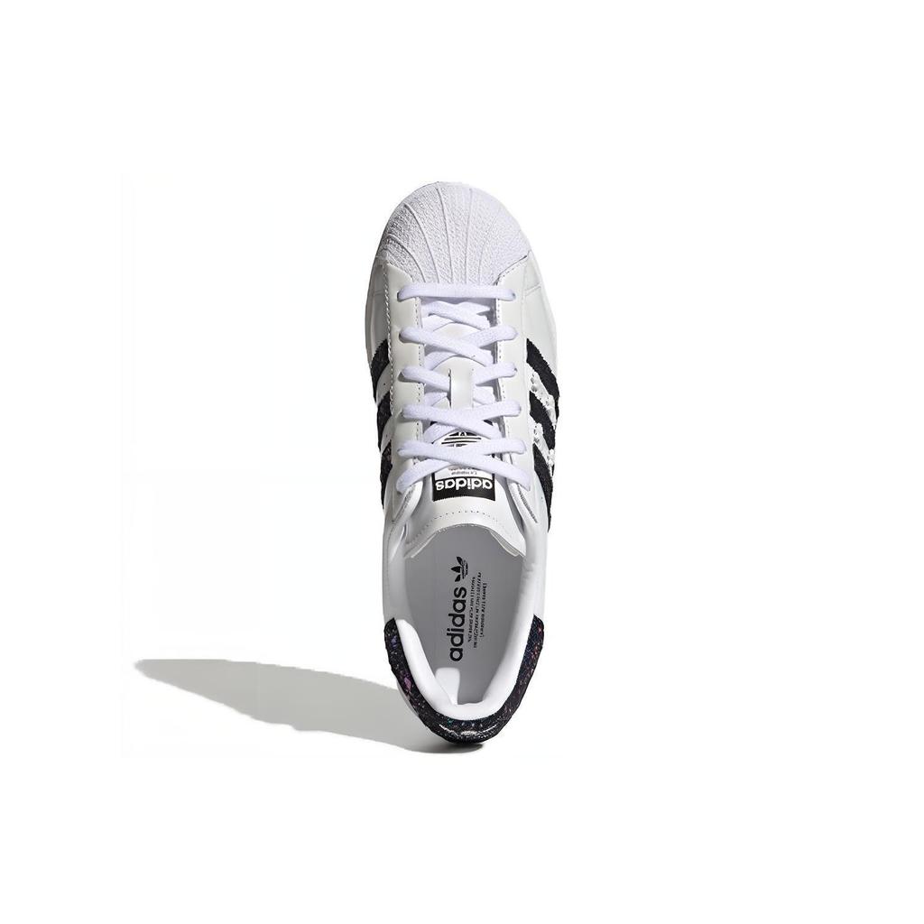 adidas Superstar White Black Splatter Women's H04237
