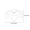 Contemporary Metal Pendant Light Fixture for Stylish Home Decor (White)