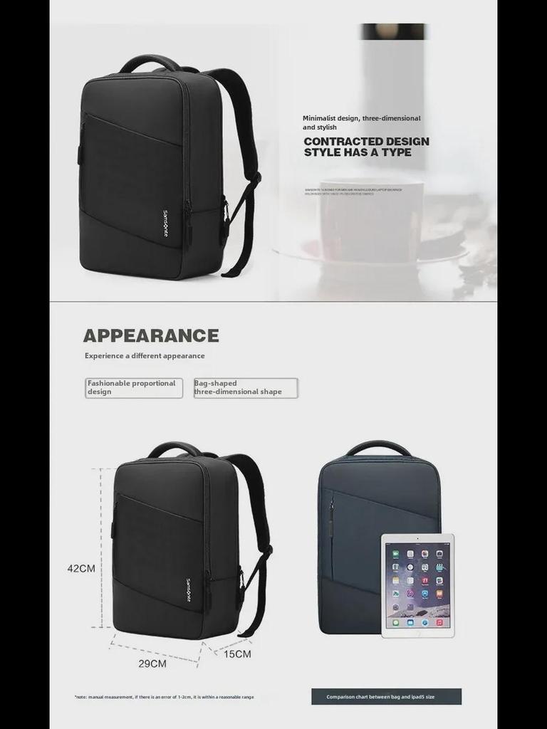 Samsonite 15,6-Zoll-Laptop-Rucksack mit großem Fassungsvermögen für Reisen und Business