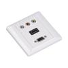 Audio Video Wall Socket Support 1080P High Impact Resistance Durable Composite Video Panel
