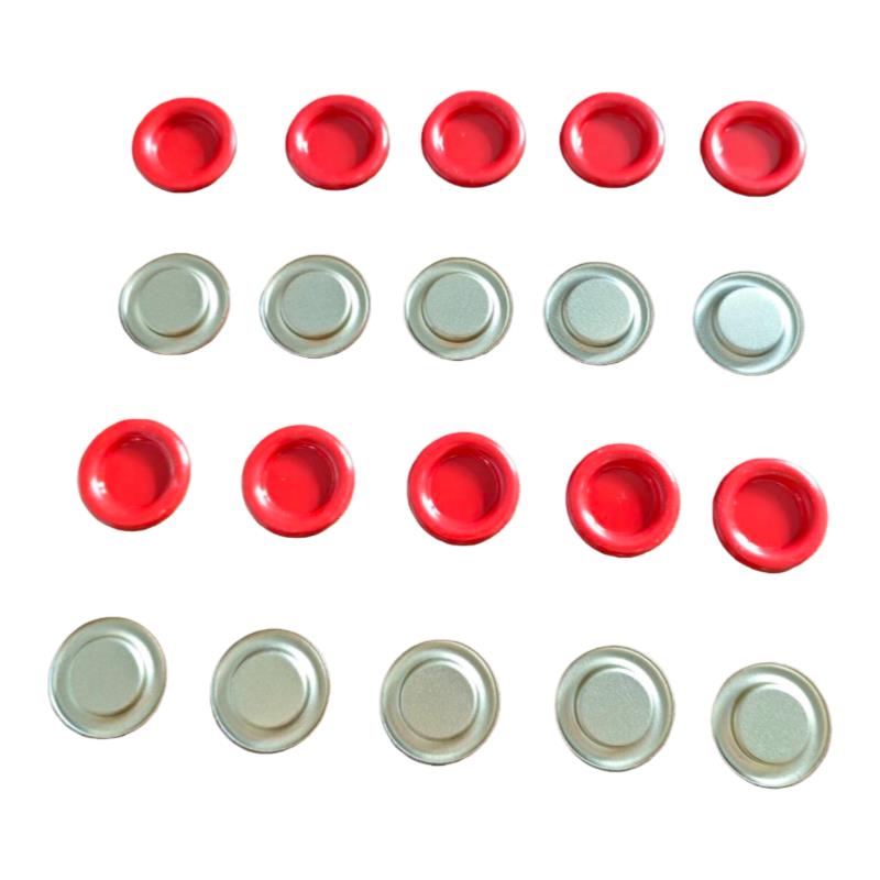 20pcs Colored Metal Small Disc Incense Holder Portable Cone Incense Burner for Sandalwood Jasmine Fragrance Zen Home Decoration 7