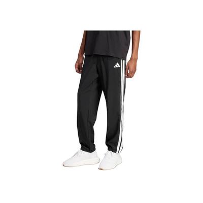 adidas FW24 Casual Minimalist Striped Sports Trousers Unisex Bottoms Black KA8350